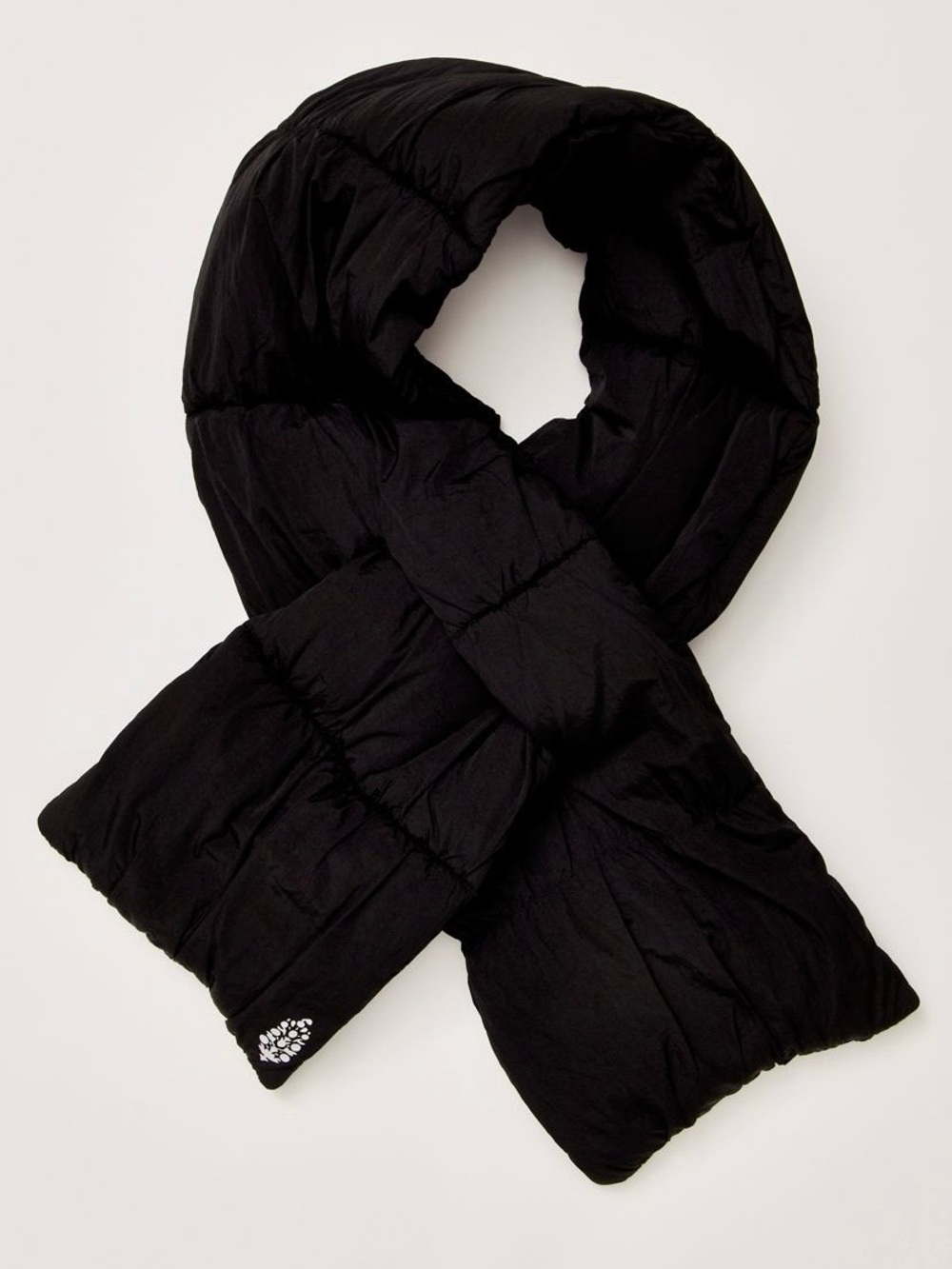 FP Movemnt - Black Quilted Puffer Scarf